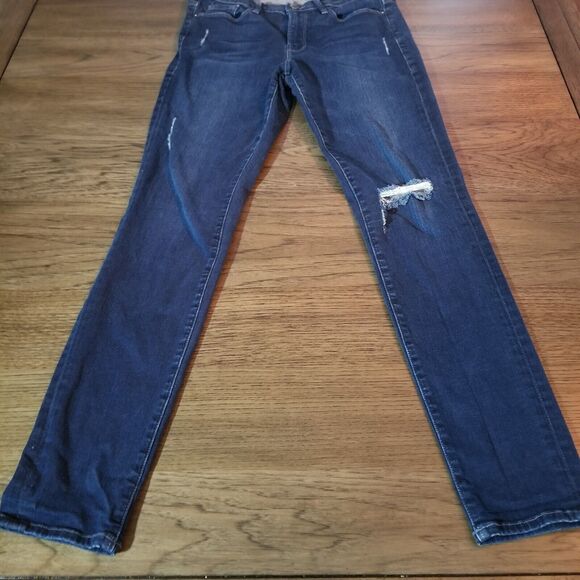 FRAME Denim - Frame Blue Jeans Women's Size 30 Dark Wash Skinny Distressed